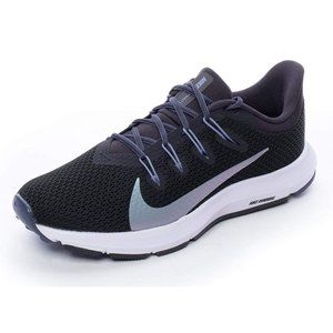 Nike Women's Quest 2 Running Shoe, Black & Oil Gray